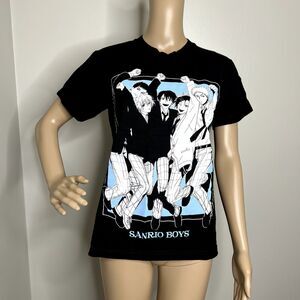 Hot Topic Sanrio Boys Black Graphic Tee